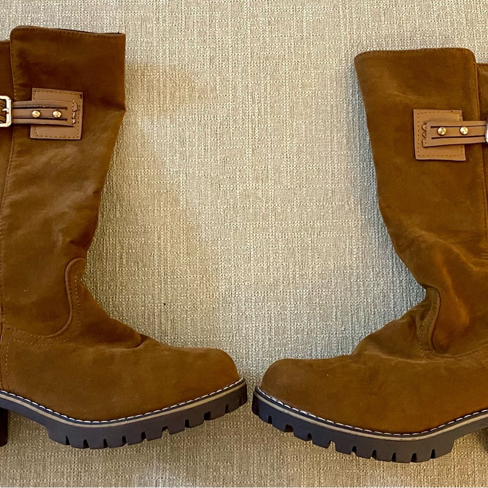 Stylish Brown Women's Combat Boots
